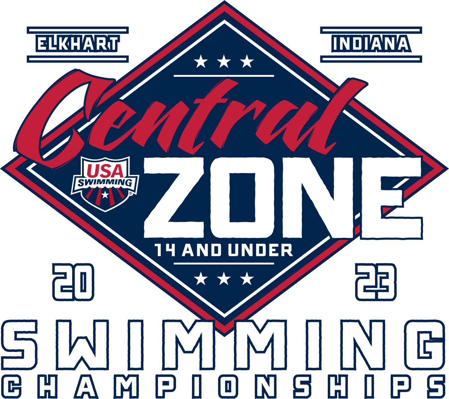 2023 Central Zone Long Course Team and Individual ELKHART Team